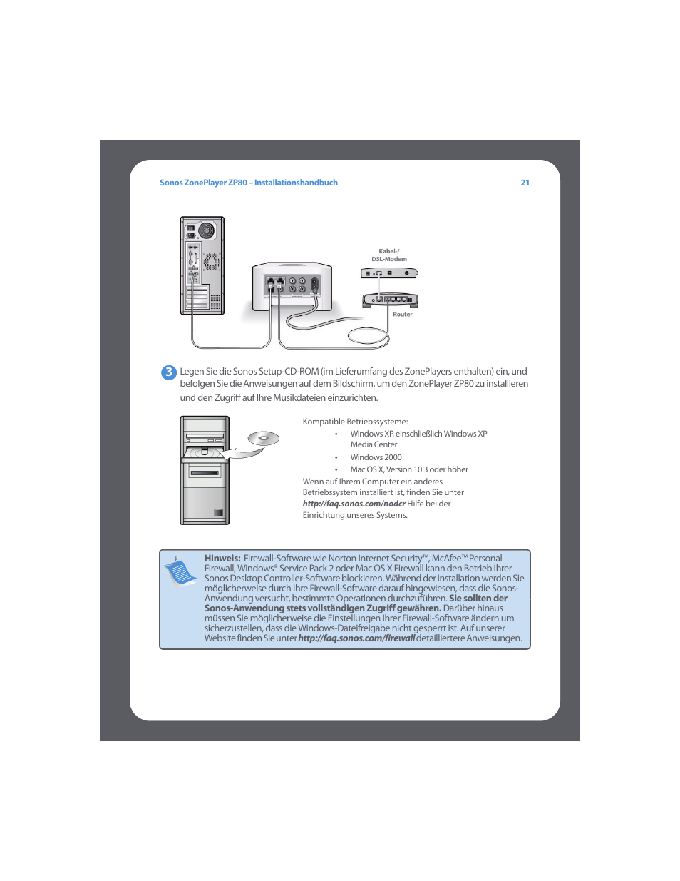 Sonos ZonePlayer ZP80 User Manual | Page 25 / 128