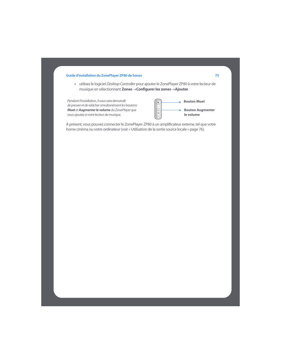 Sonos ZonePlayer ZP80 User Manual | Page 79 / 128