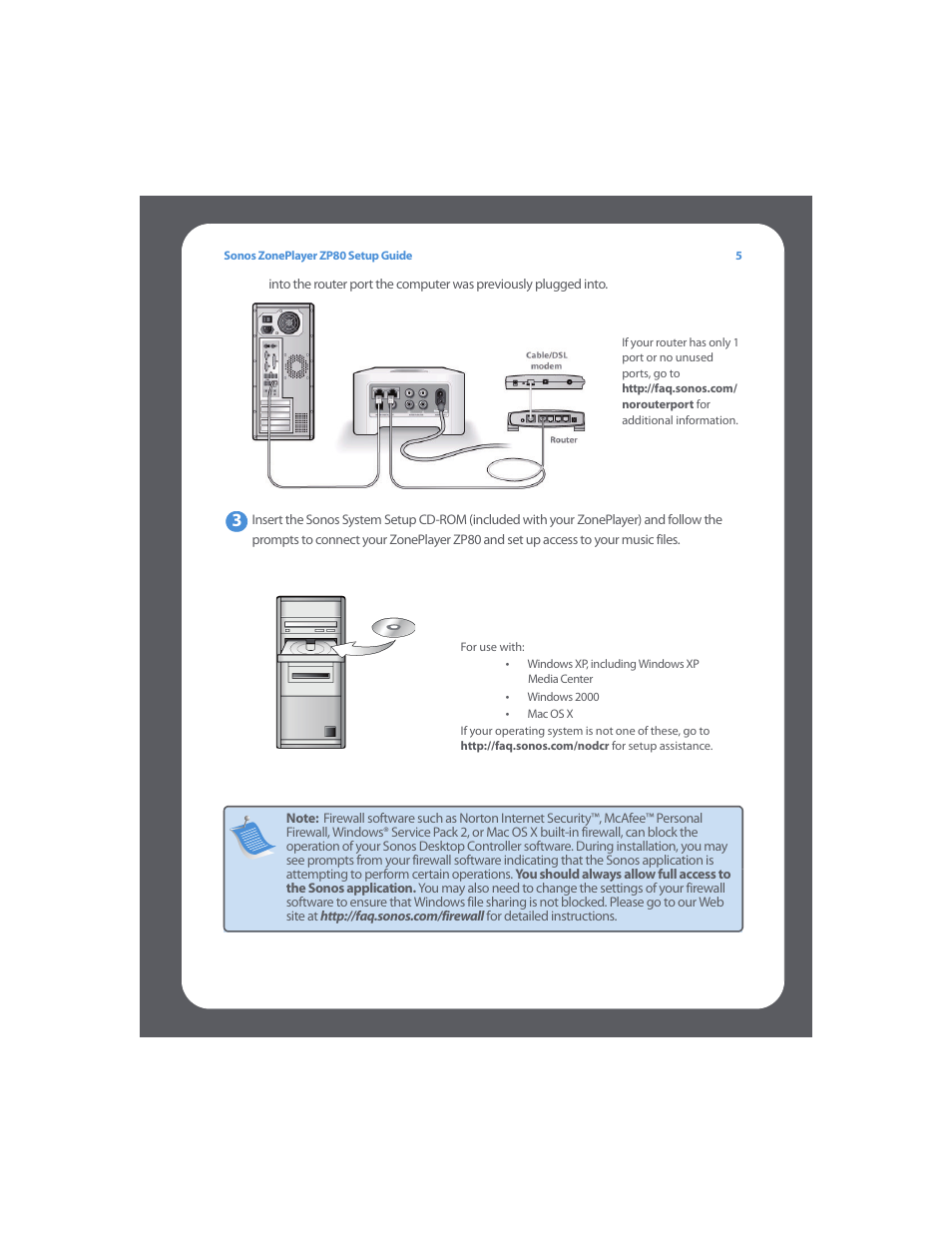 Sonos ZonePlayer ZP80 User Manual | Page 9 / 128