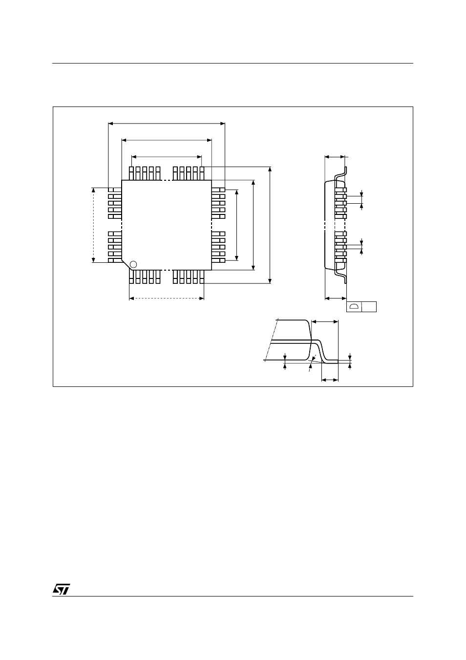 Package mechanical information | ST & T UPSD3212C User Manual | Page 157 / 163