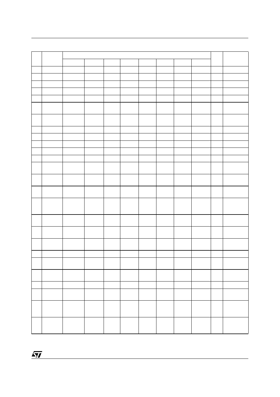 Table 16. list of all sfr | ST & T UPSD3212C User Manual | Page 29 / 163