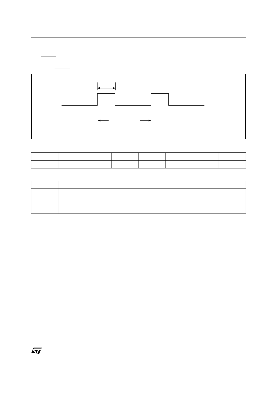 Figure 21. reset pulse width, Table 35. description of the wdrst bits | ST & T UPSD3212C User Manual | Page 47 / 163