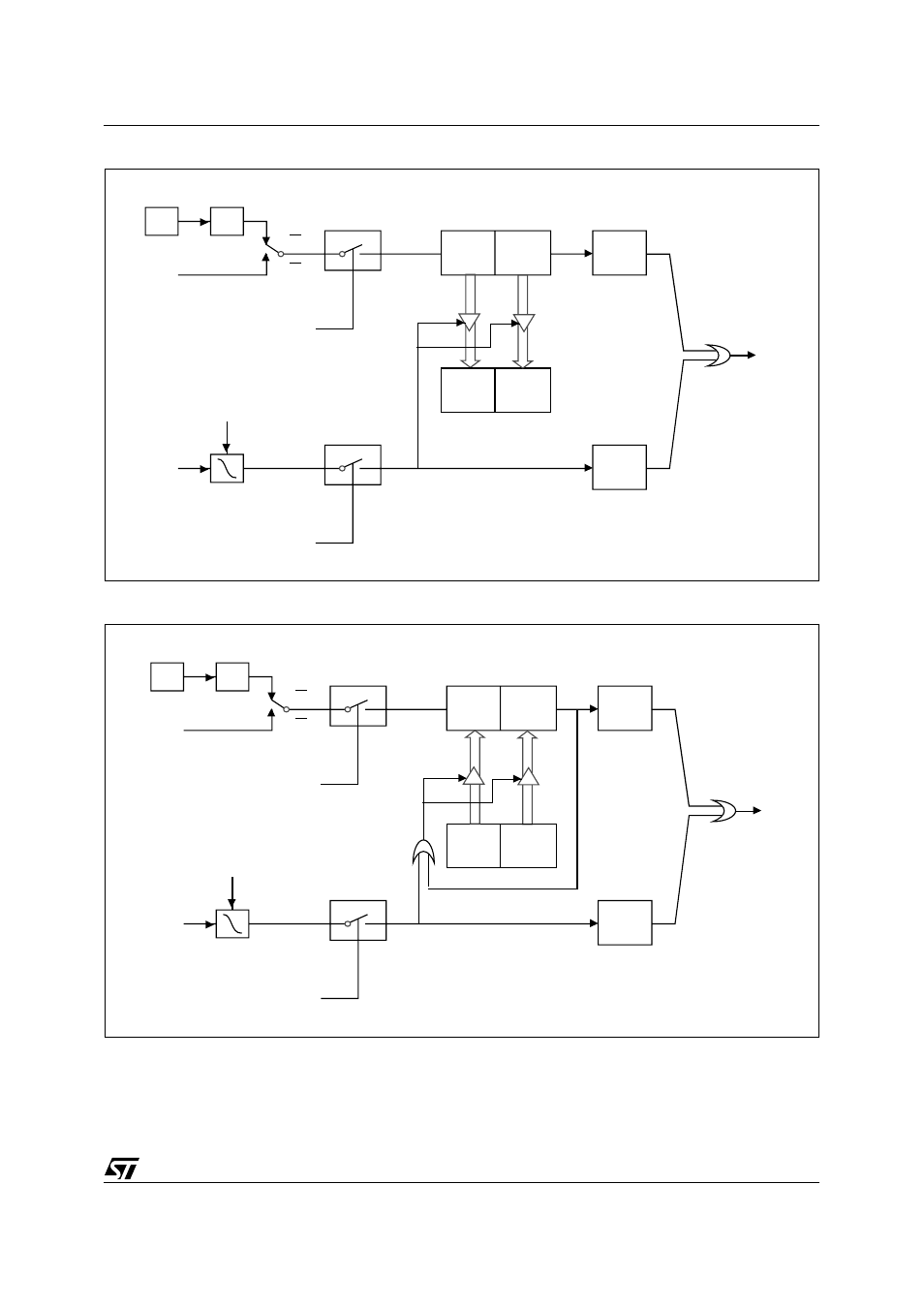 Figure 24. timer 2 in capture mode, Figure 25. timer 2 in auto-reload mode | ST & T UPSD3212C User Manual | Page 53 / 163