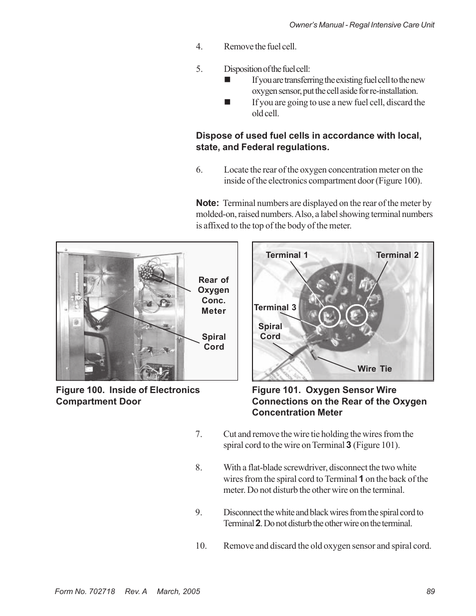 Suburban Mfg REGAL INTENSIVE CARE UNIT 12019-01-NGFREP User Manual | Page 101 / 184