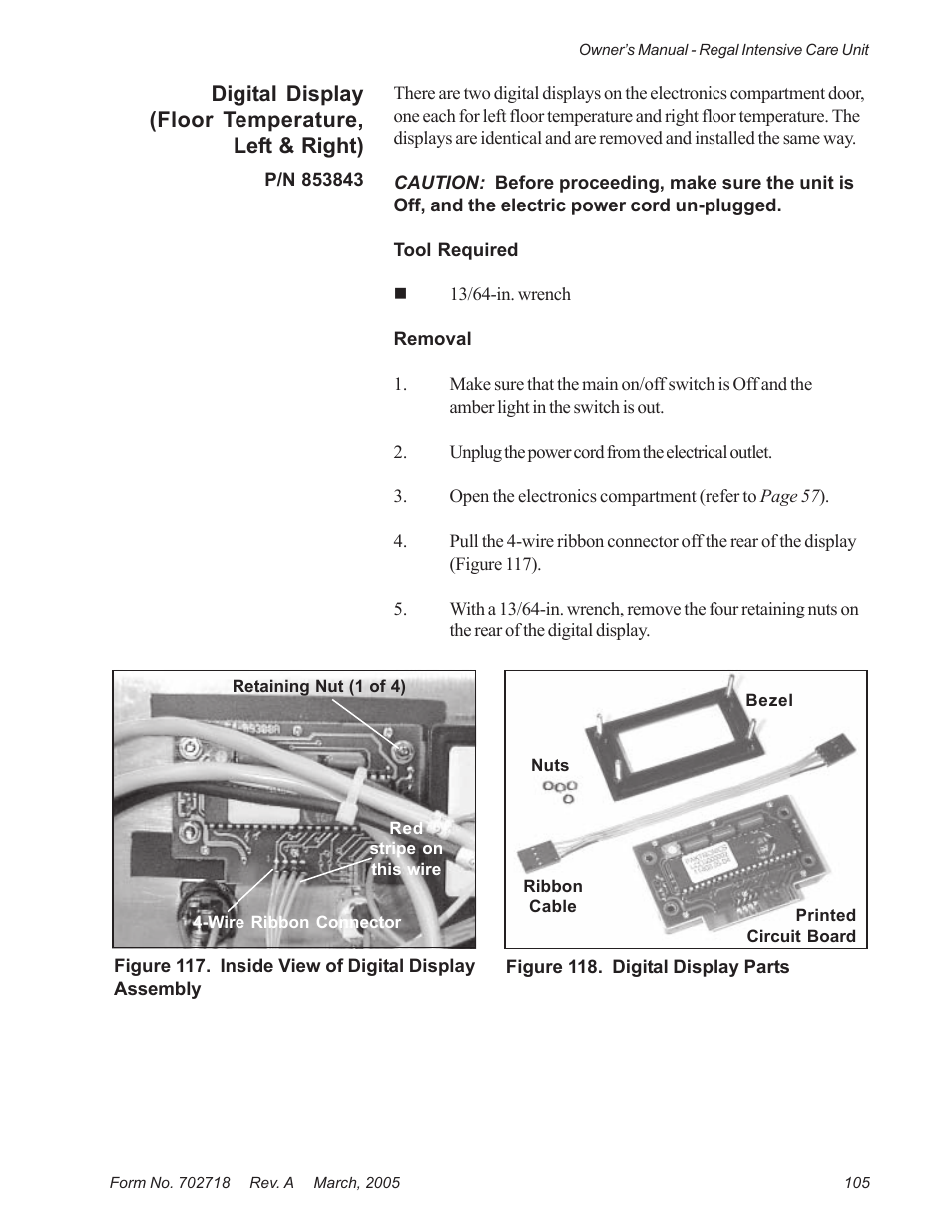 Suburban Mfg REGAL INTENSIVE CARE UNIT 12019-01-NGFREP User Manual | Page 117 / 184