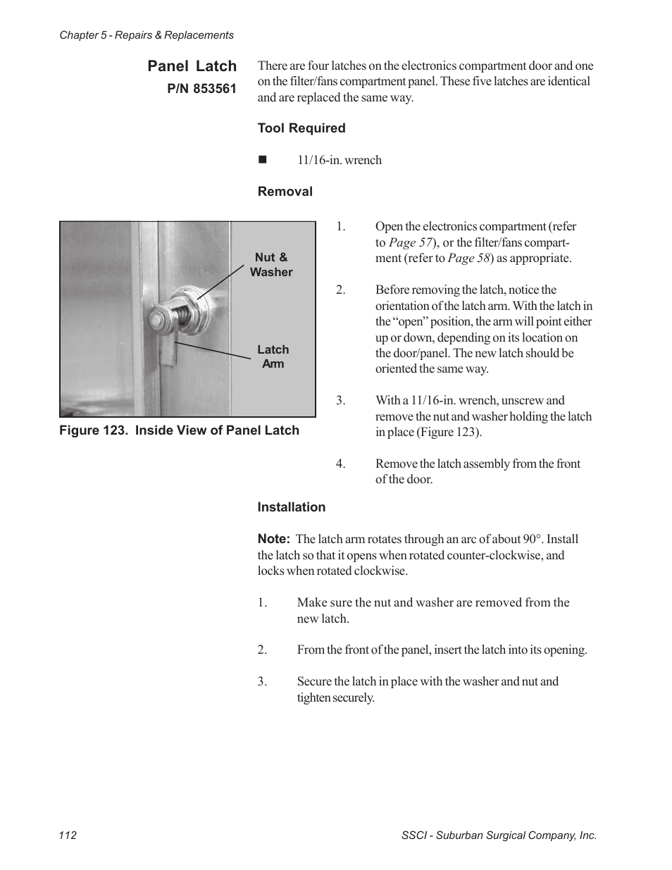 Suburban Mfg REGAL INTENSIVE CARE UNIT 12019-01-NGFREP User Manual | Page 124 / 184