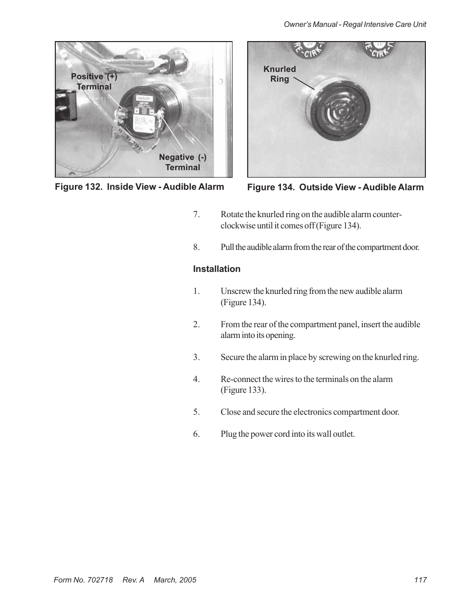 Suburban Mfg REGAL INTENSIVE CARE UNIT 12019-01-NGFREP User Manual | Page 129 / 184