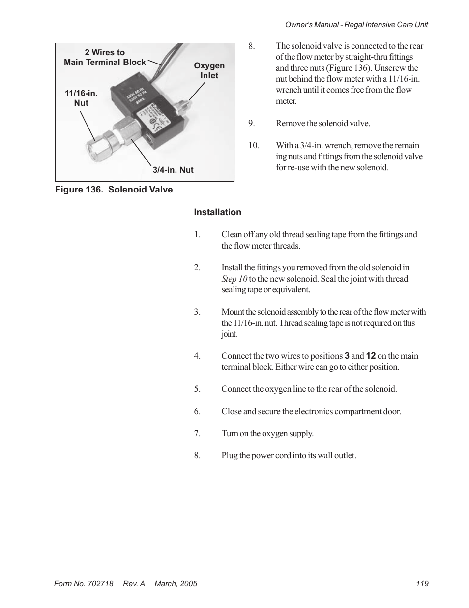 Suburban Mfg REGAL INTENSIVE CARE UNIT 12019-01-NGFREP User Manual | Page 131 / 184