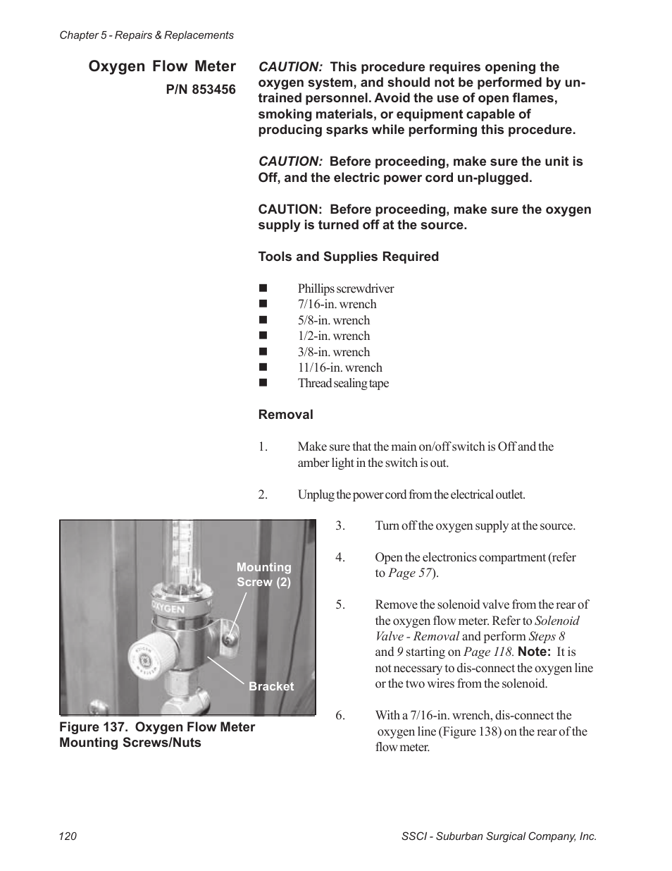 Suburban Mfg REGAL INTENSIVE CARE UNIT 12019-01-NGFREP User Manual | Page 132 / 184