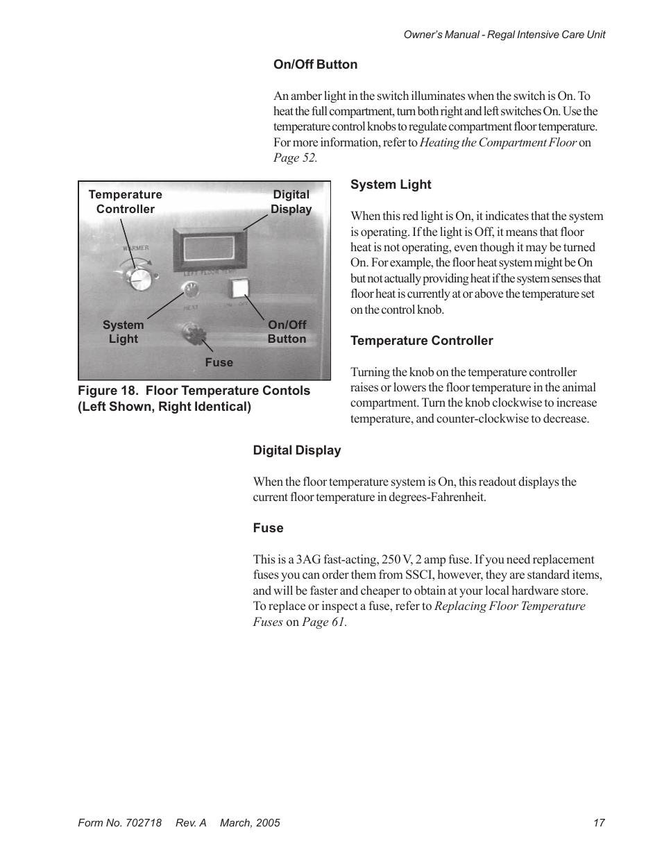 Suburban Mfg REGAL INTENSIVE CARE UNIT 12019-01-NGFREP User Manual | Page 29 / 184