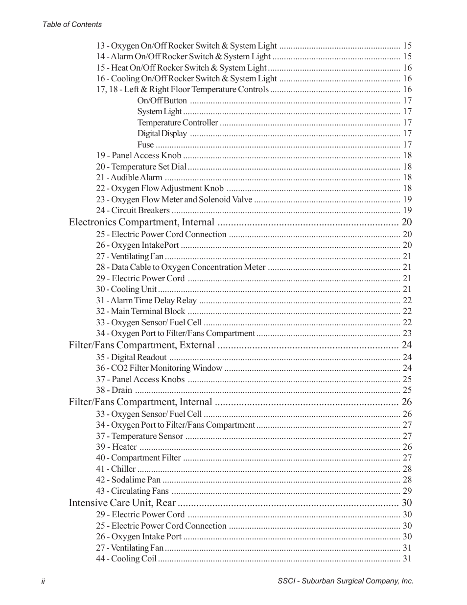 Suburban Mfg REGAL INTENSIVE CARE UNIT 12019-01-NGFREP User Manual | Page 4 / 184