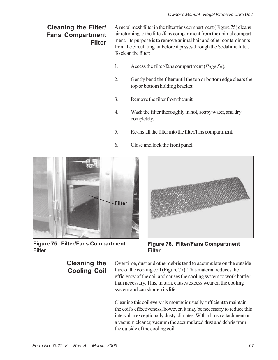 Suburban Mfg REGAL INTENSIVE CARE UNIT 12019-01-NGFREP User Manual | Page 79 / 184