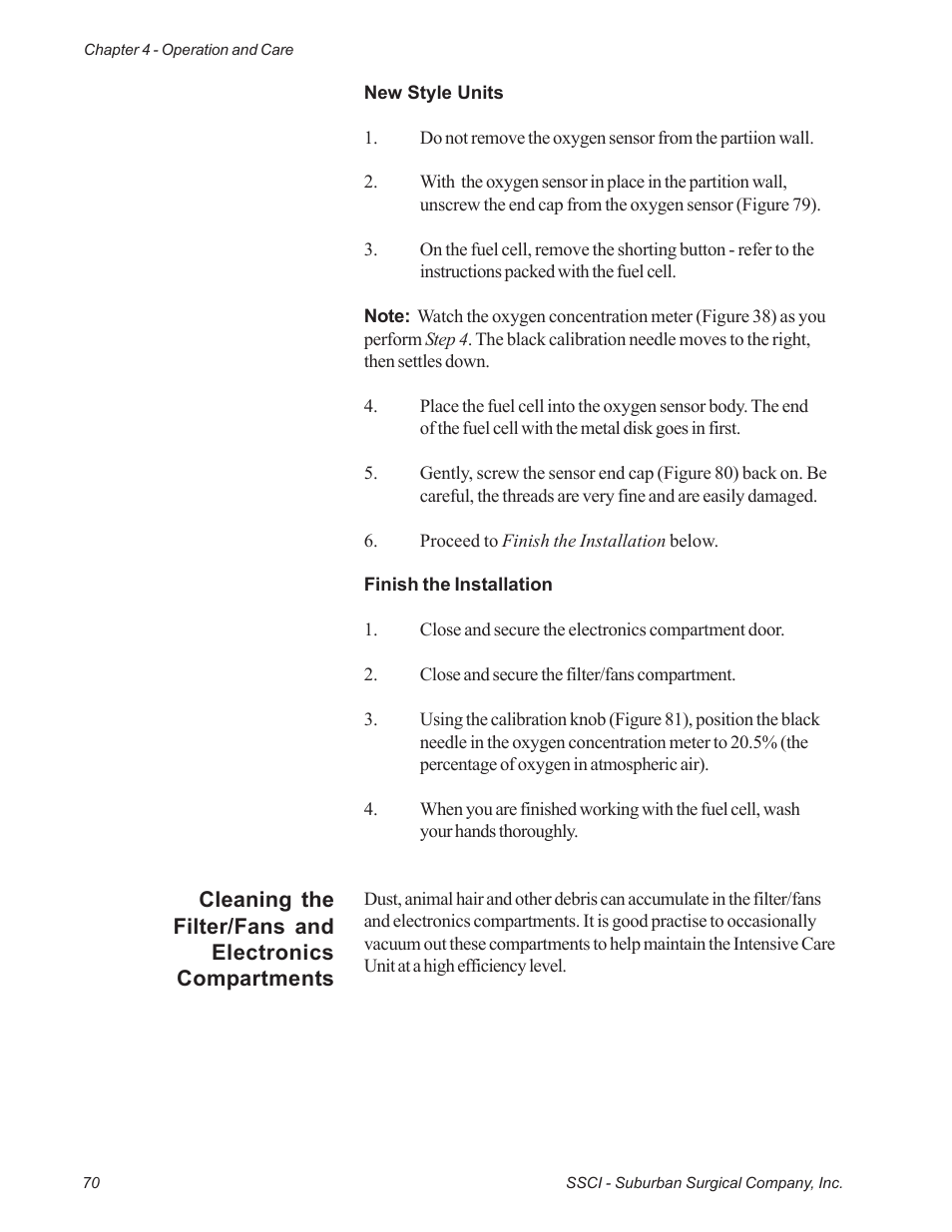 Suburban Mfg REGAL INTENSIVE CARE UNIT 12019-01-NGFREP User Manual | Page 82 / 184