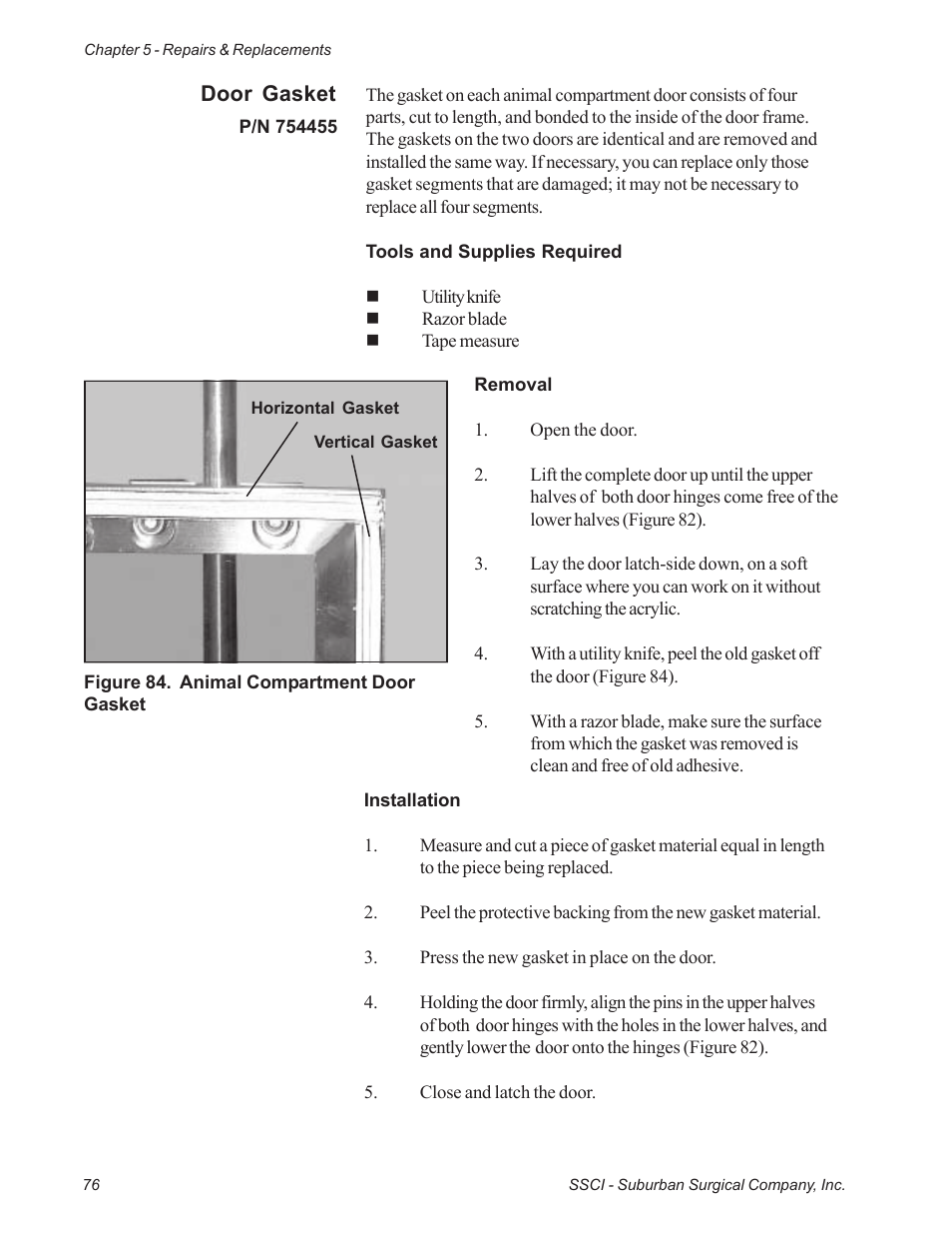 Suburban Mfg REGAL INTENSIVE CARE UNIT 12019-01-NGFREP User Manual | Page 88 / 184