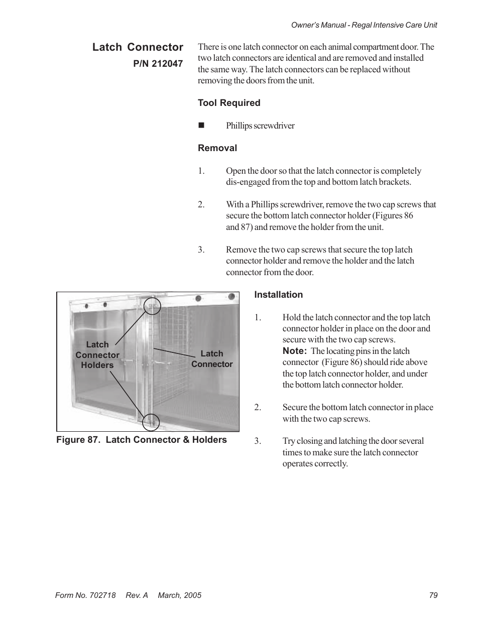 Suburban Mfg REGAL INTENSIVE CARE UNIT 12019-01-NGFREP User Manual | Page 91 / 184