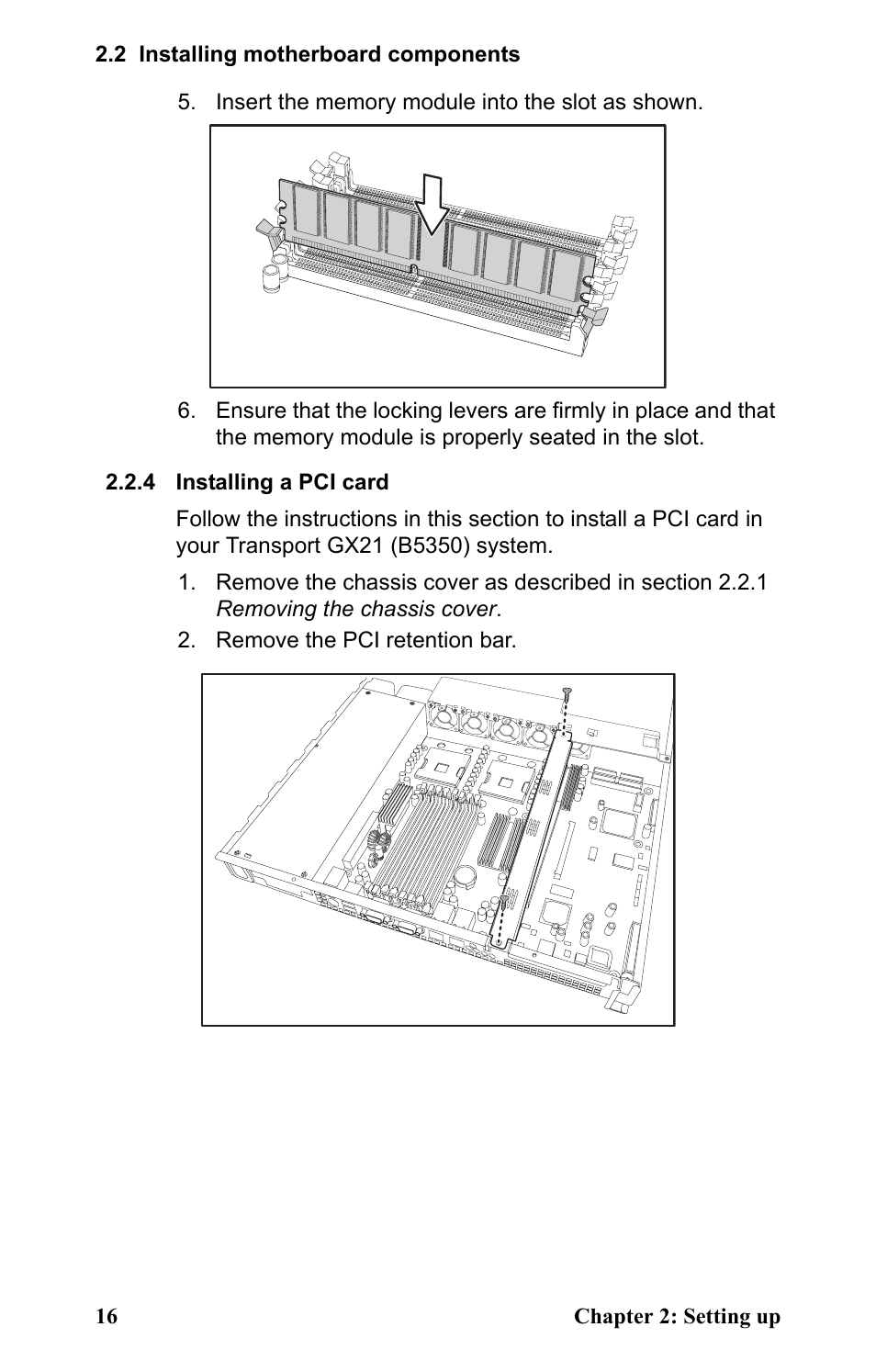 4 installing a pci card, Installing a pci card | SIIG Transport GX21 B5350 User Manual | Page 22 / 70