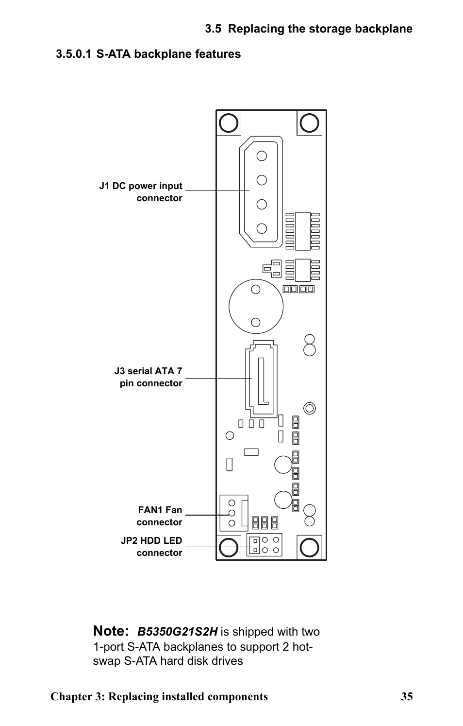 1 s-ata backplane features | SIIG Transport GX21 B5350 User Manual | Page 41 / 70