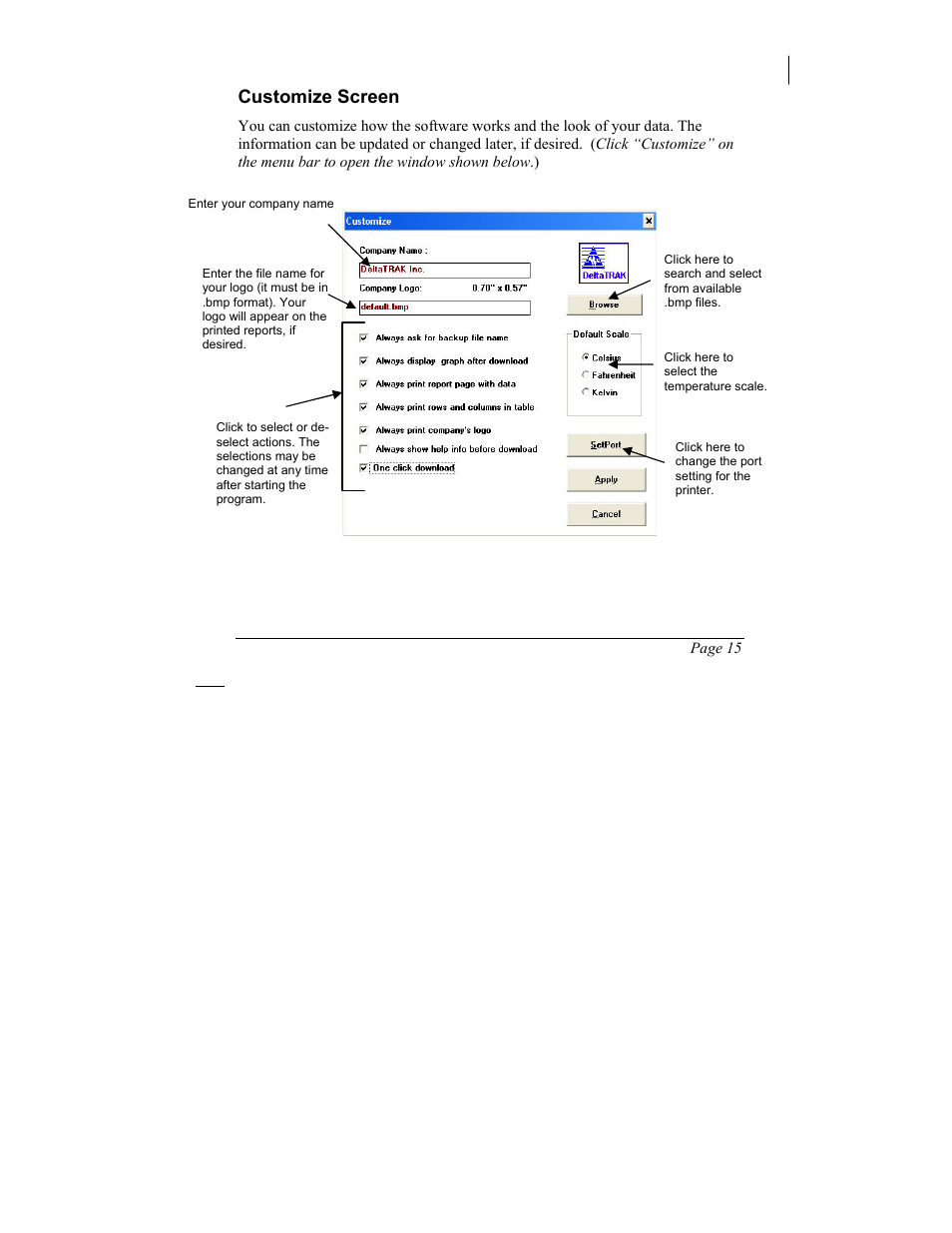 Customize screen | SIIG 101828 User Manual | Page 19 / 44