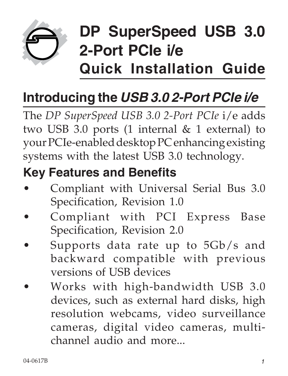 SIIG FIERY 2101 User Manual | 8 pages