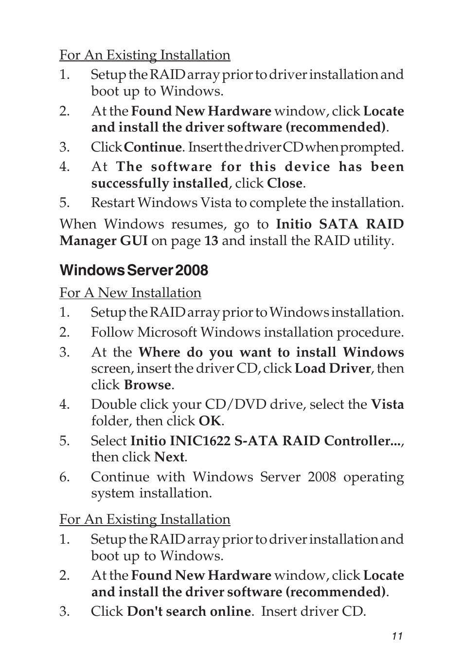 SIIG SATA II-150 User Manual | Page 11 / 16