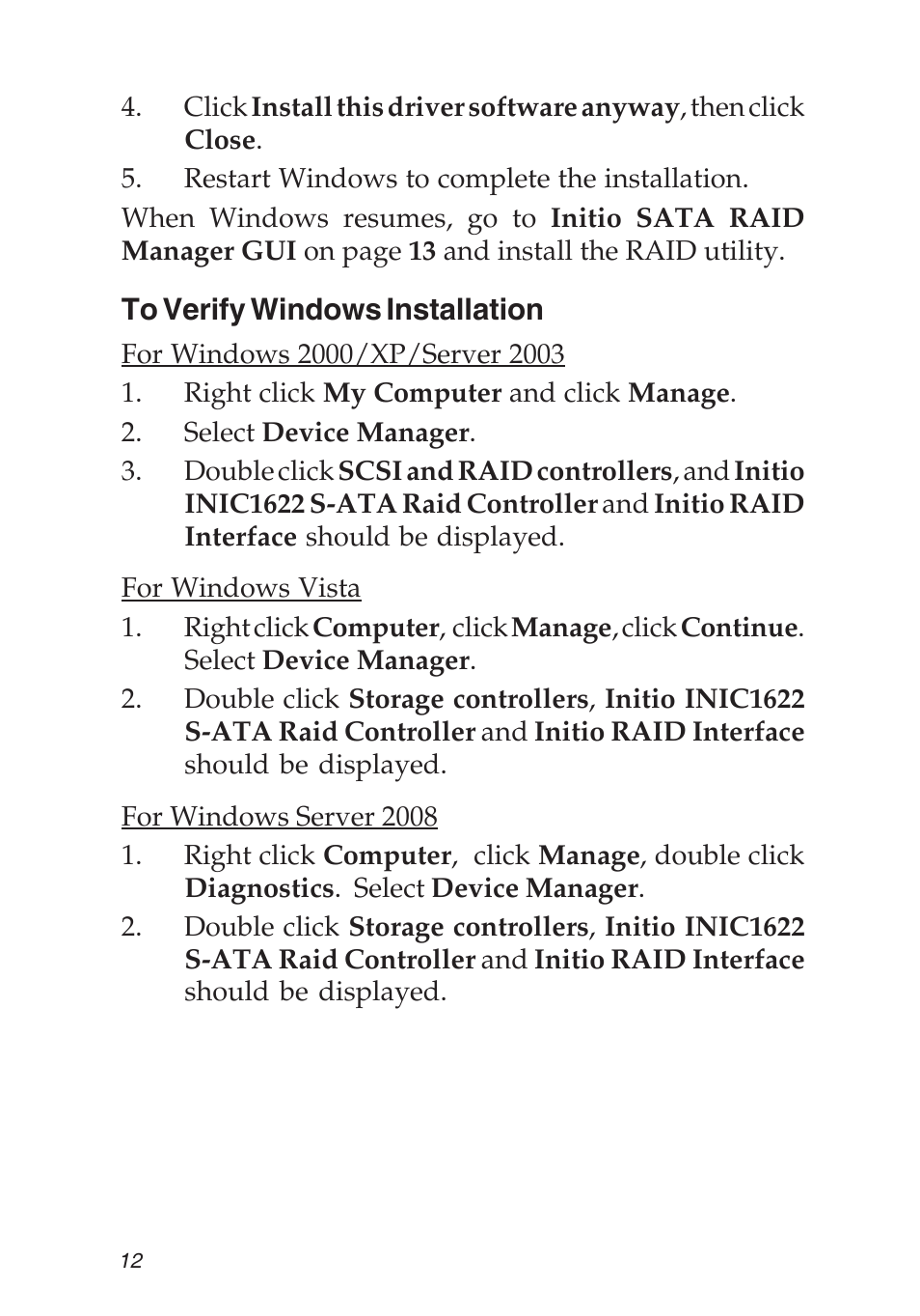 SIIG SATA II-150 User Manual | Page 12 / 16