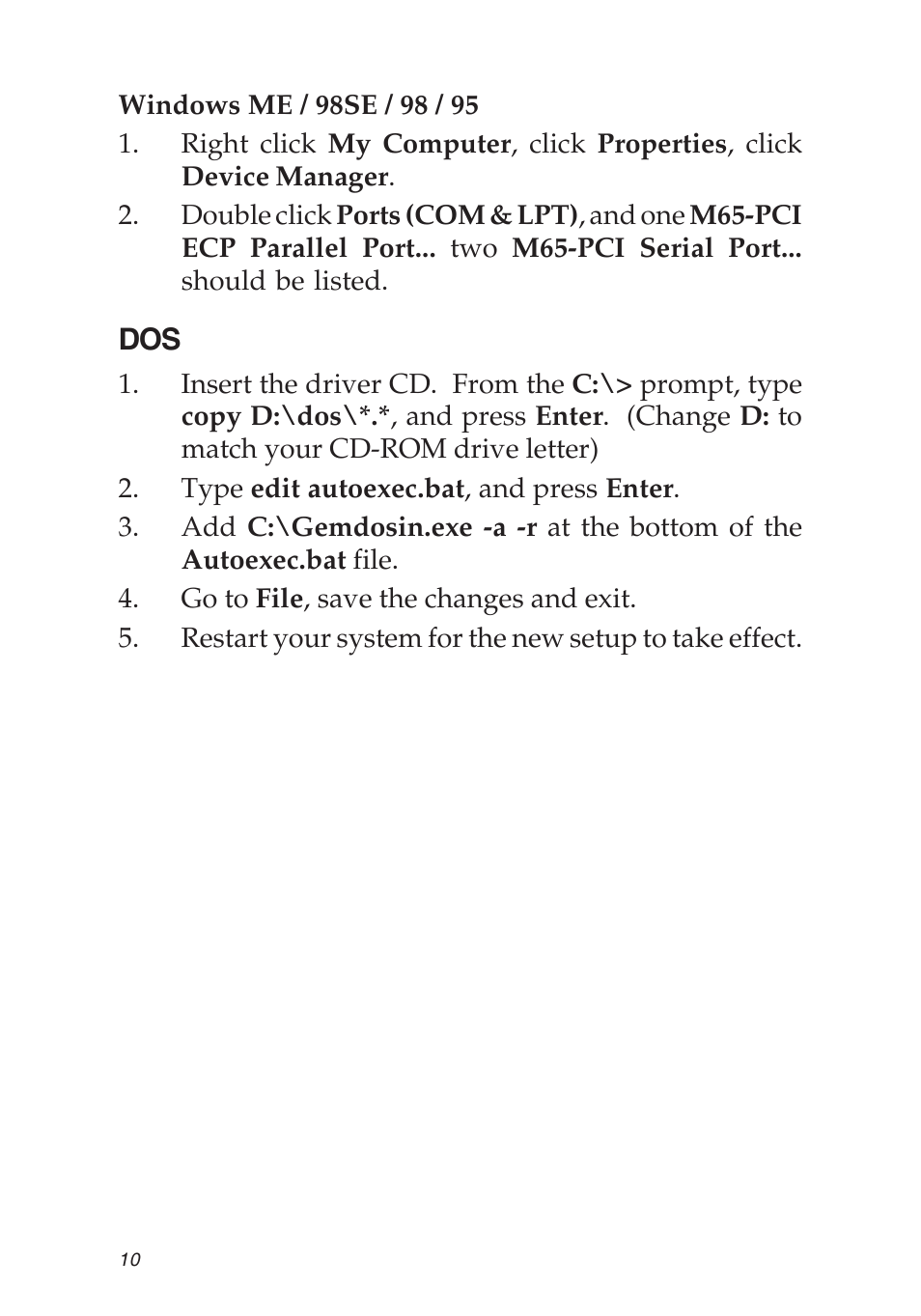 SIIG 04-0629A User Manual | Page 10 / 12