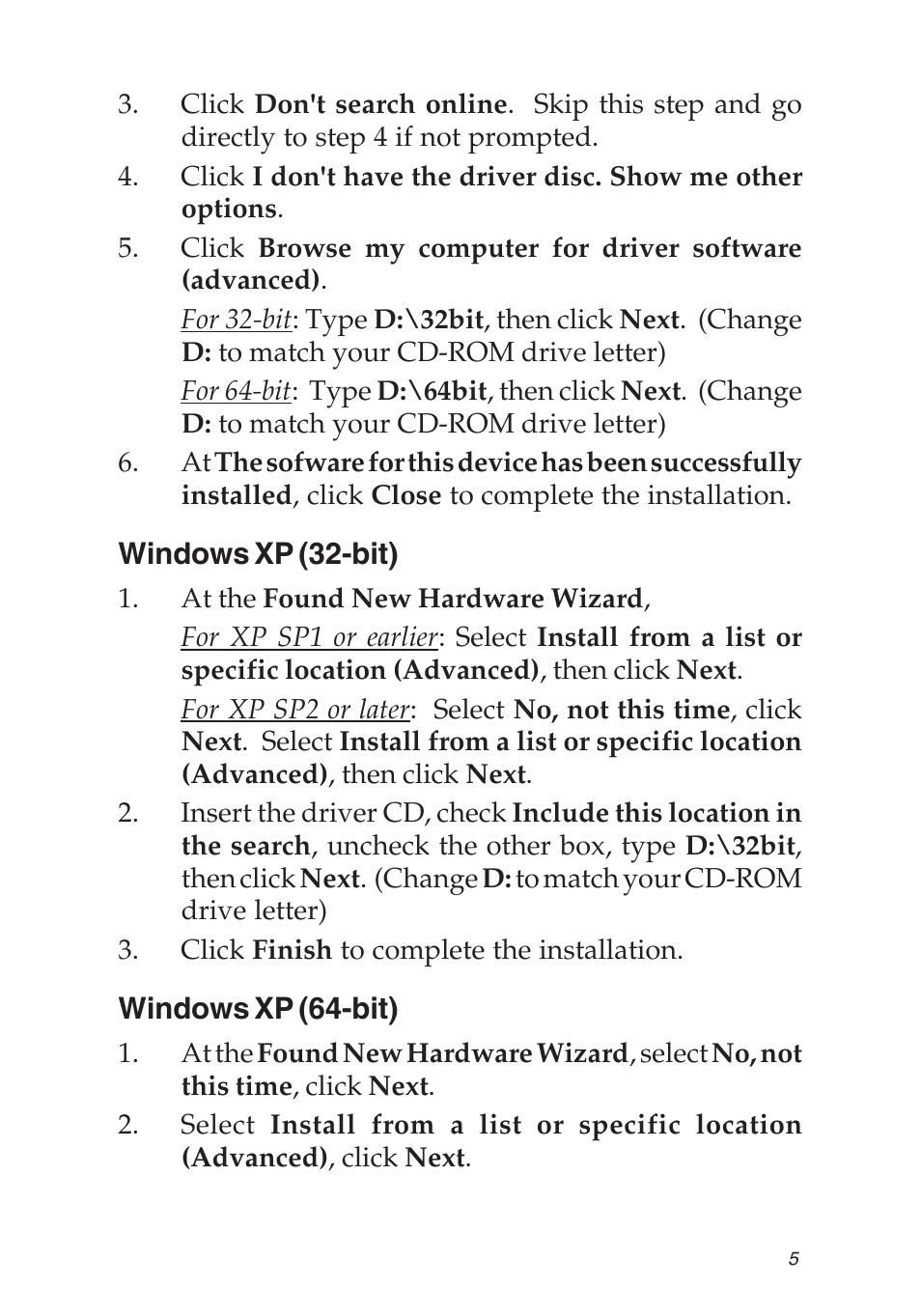 SIIG 04-0629A User Manual | Page 5 / 12