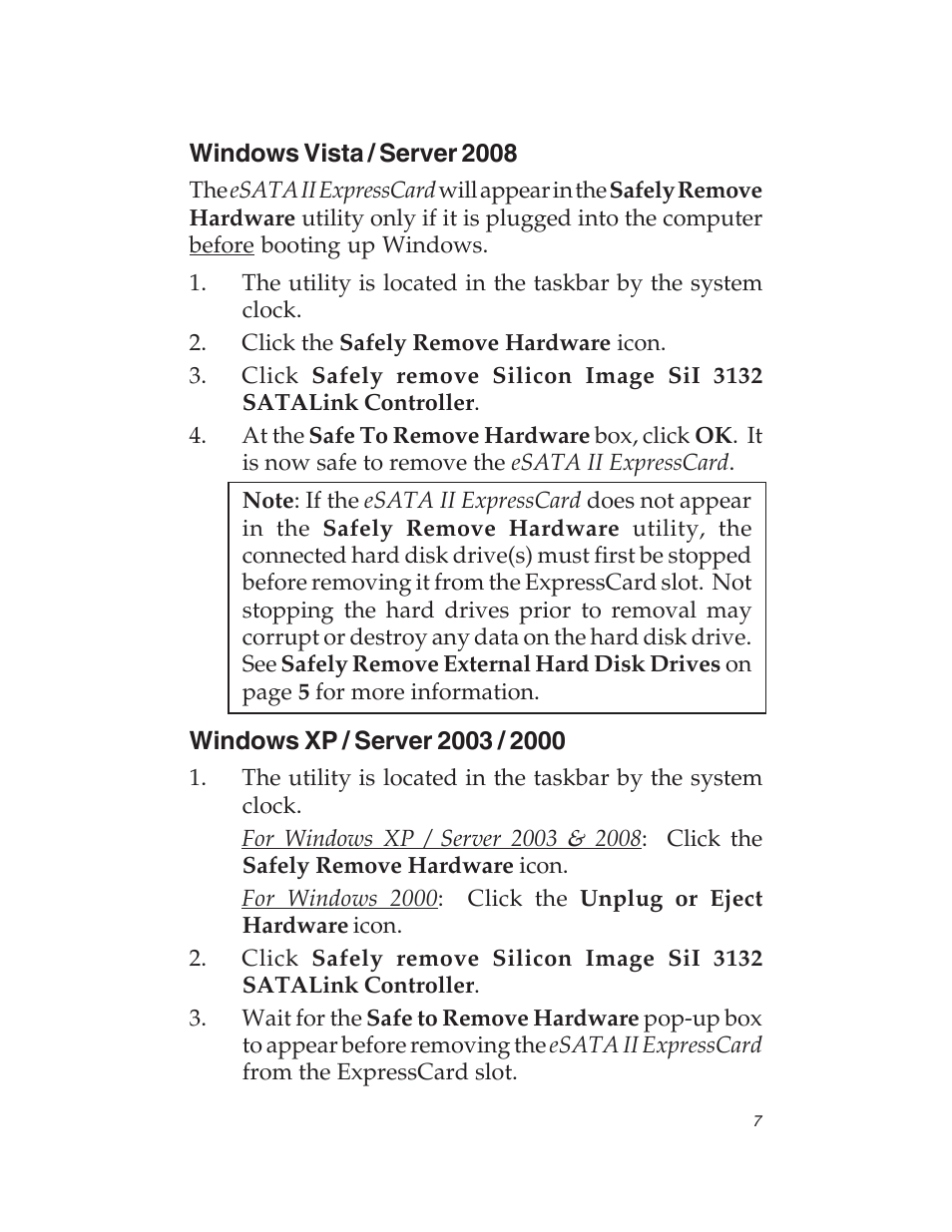 SIIG 04-0417C User Manual | Page 7 / 12