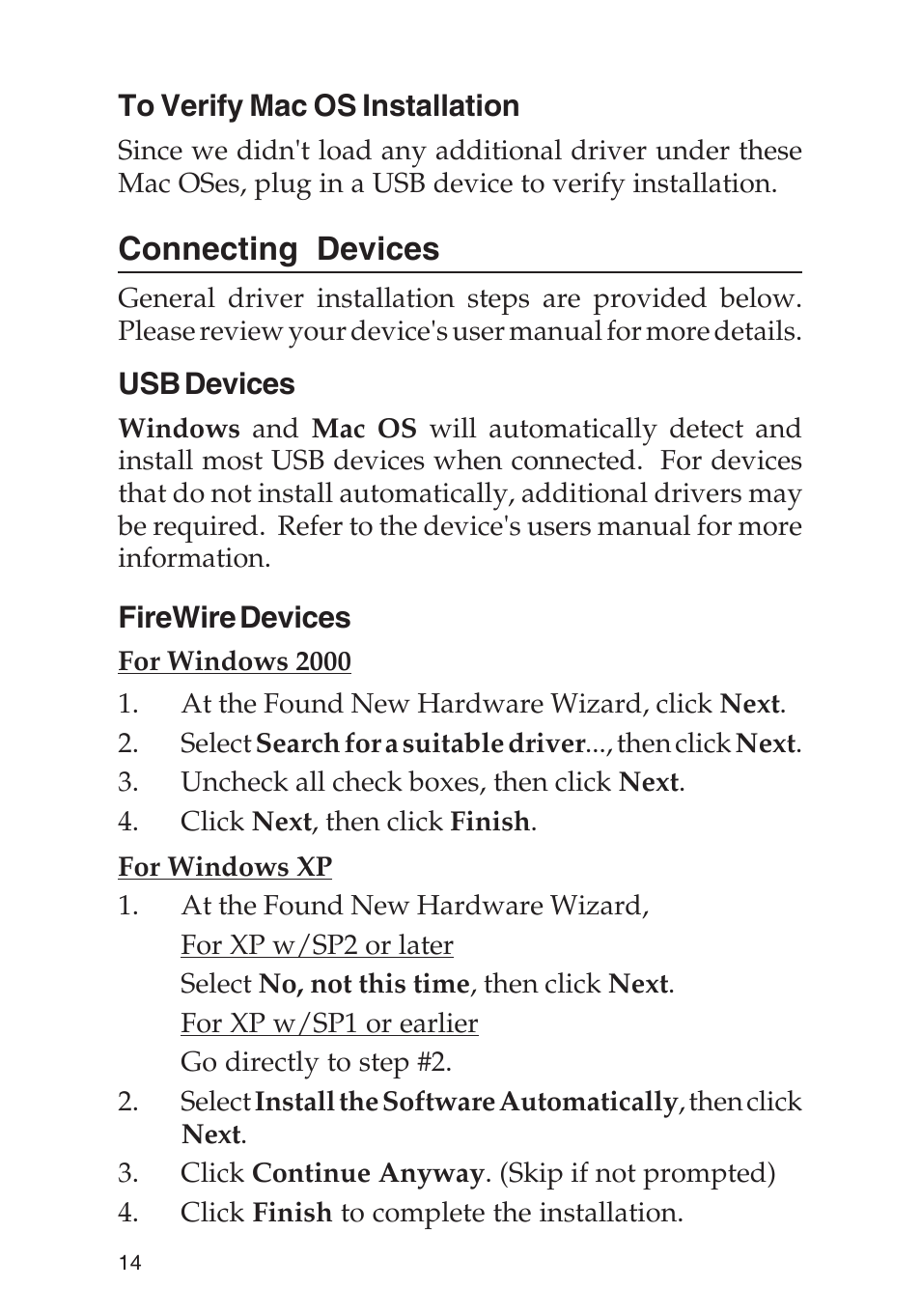 Connecting devices | SIIG FREEFLOW 701P48438 User Manual | Page 14 / 20