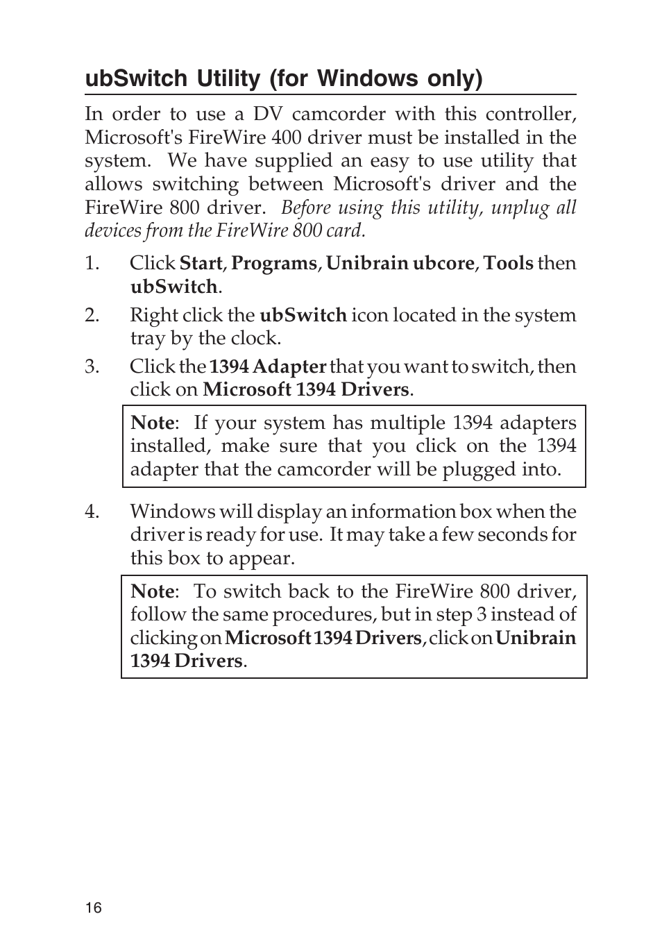 Ubswitch utility (for windows only) | SIIG FREEFLOW 701P48438 User Manual | Page 16 / 20