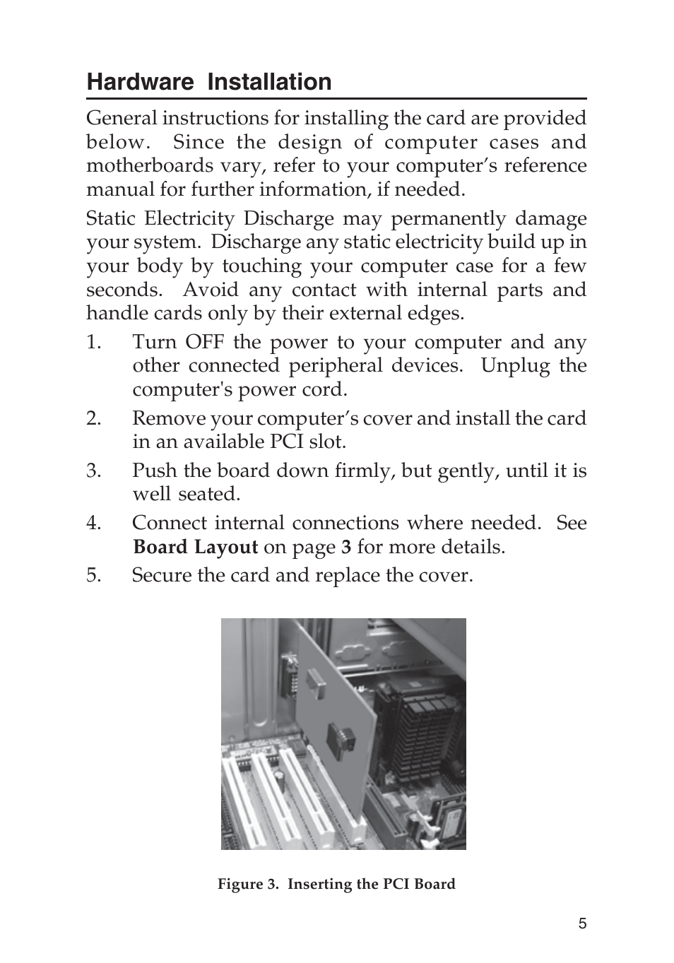 Hardware installation | SIIG FREEFLOW 701P48438 User Manual | Page 5 / 20