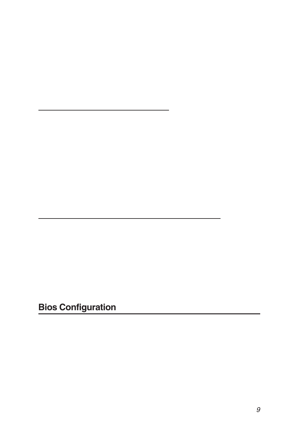 Bios configuration | SIIG 133 User Manual | Page 9 / 12