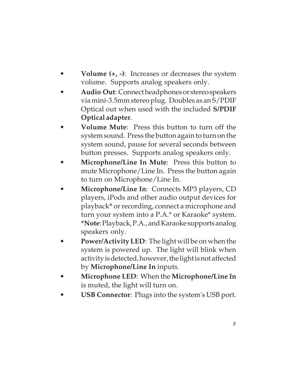 SIIG 7.1 User Manual | Page 3 / 12