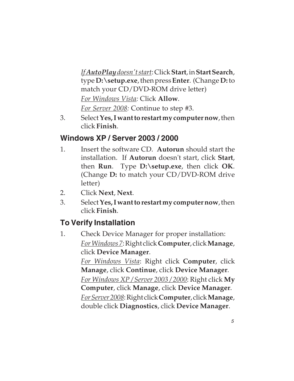SIIG 7.1 User Manual | Page 5 / 12