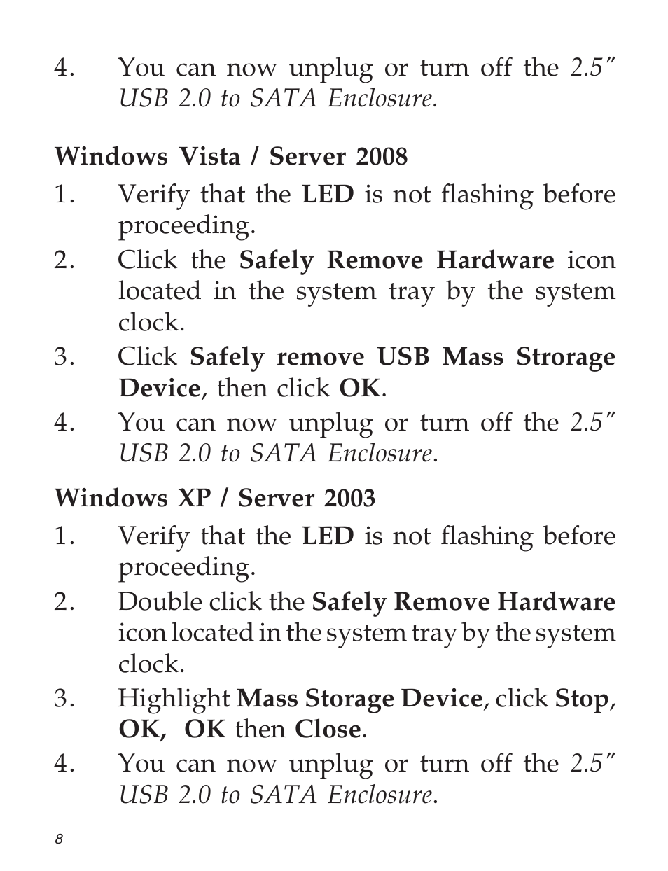 SIIG 5090S User Manual | Page 8 / 12