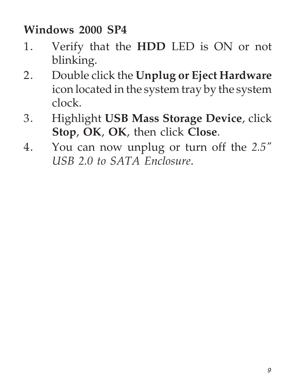 SIIG 5090S User Manual | Page 9 / 12