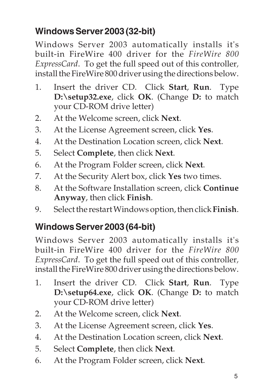 SIIG 700 User Manual | Page 5 / 12