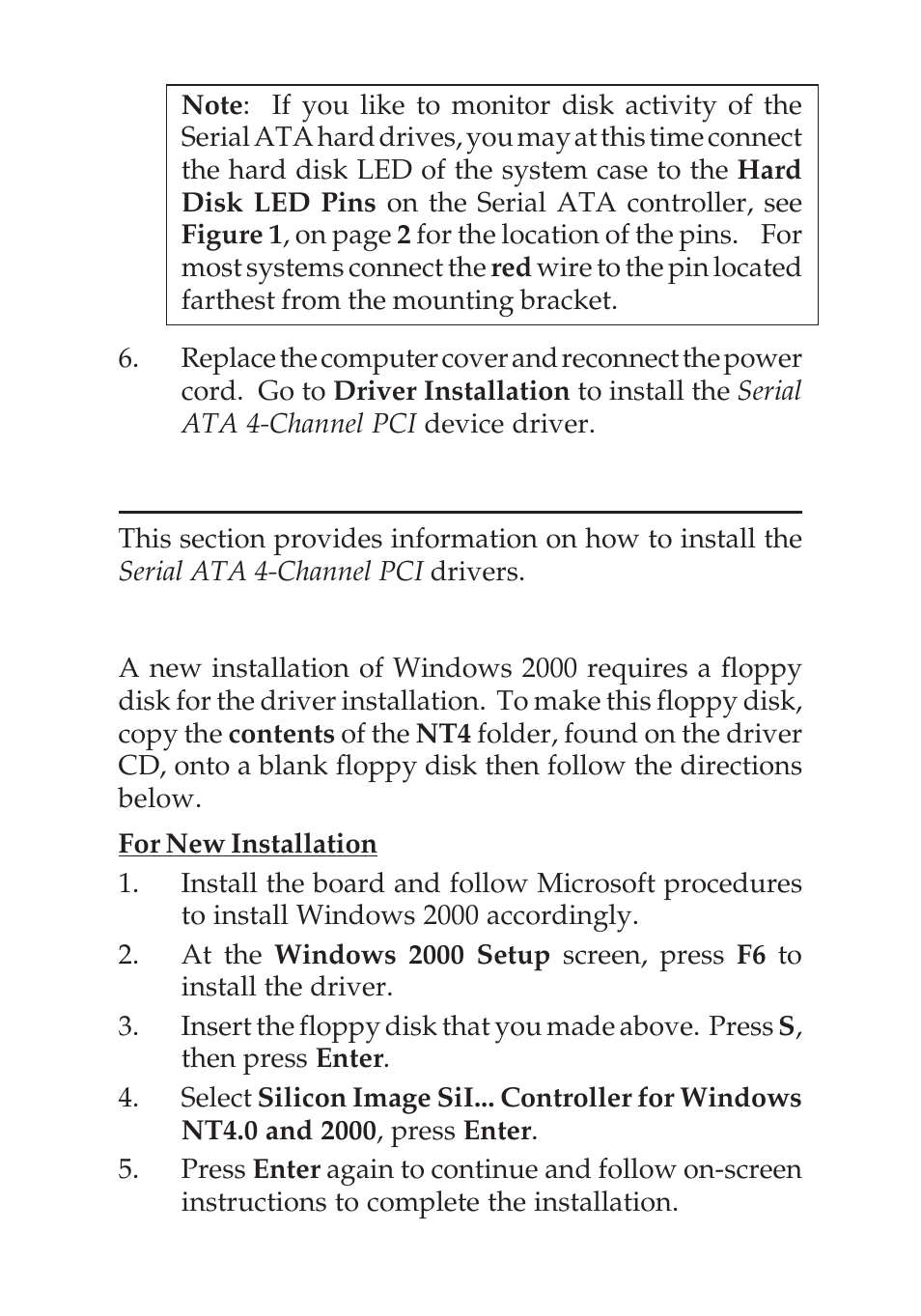 Driver installation | SIIG 04-0322C User Manual | Page 4 / 16