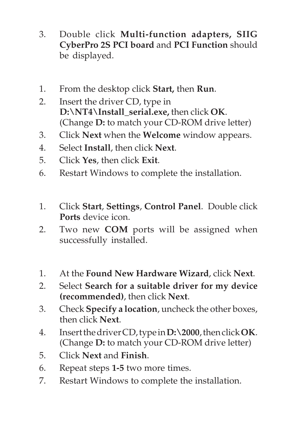SIIG I/O Expander 2S User Manual | Page 6 / 12