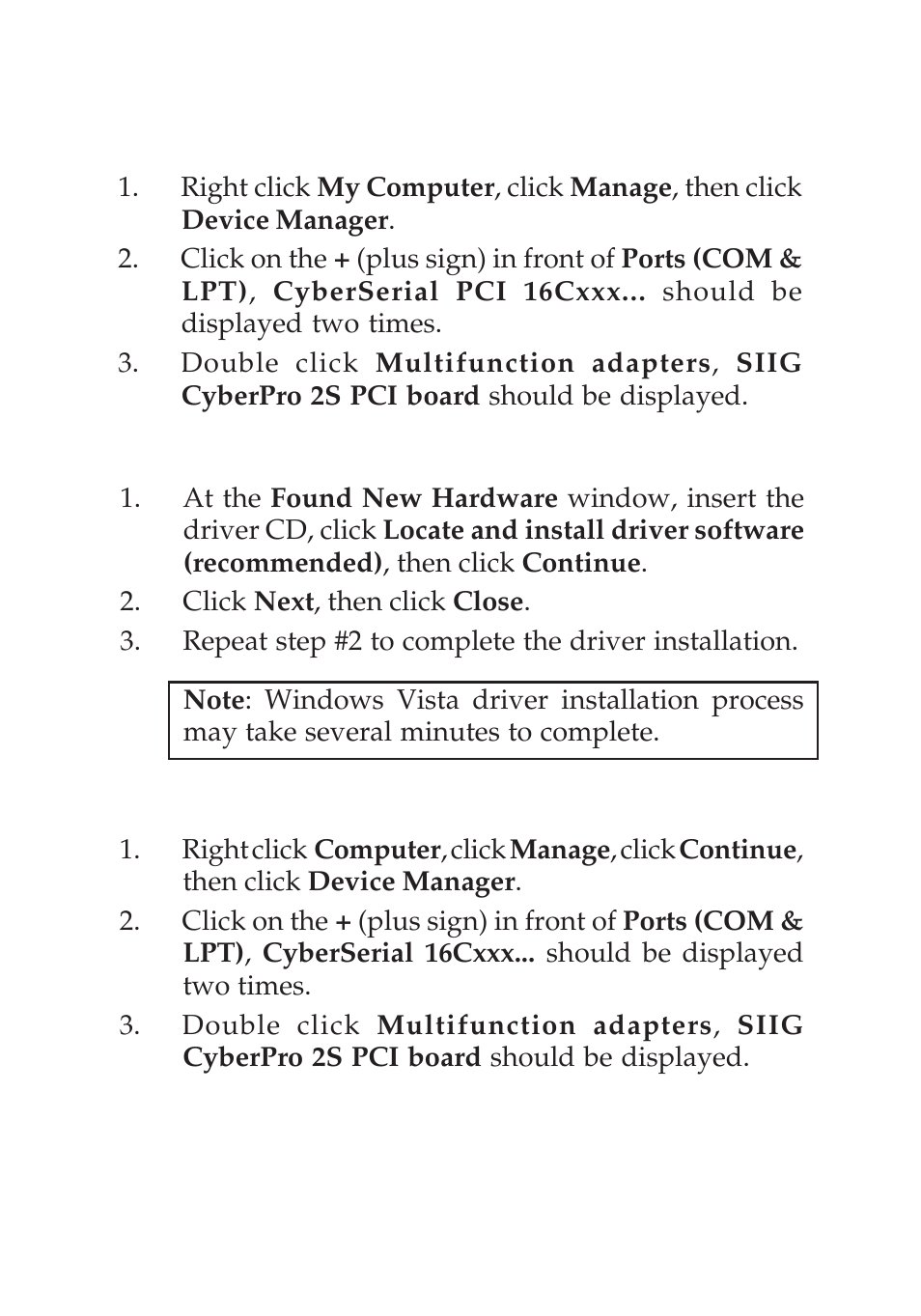 SIIG I/O Expander 2S User Manual | Page 8 / 12