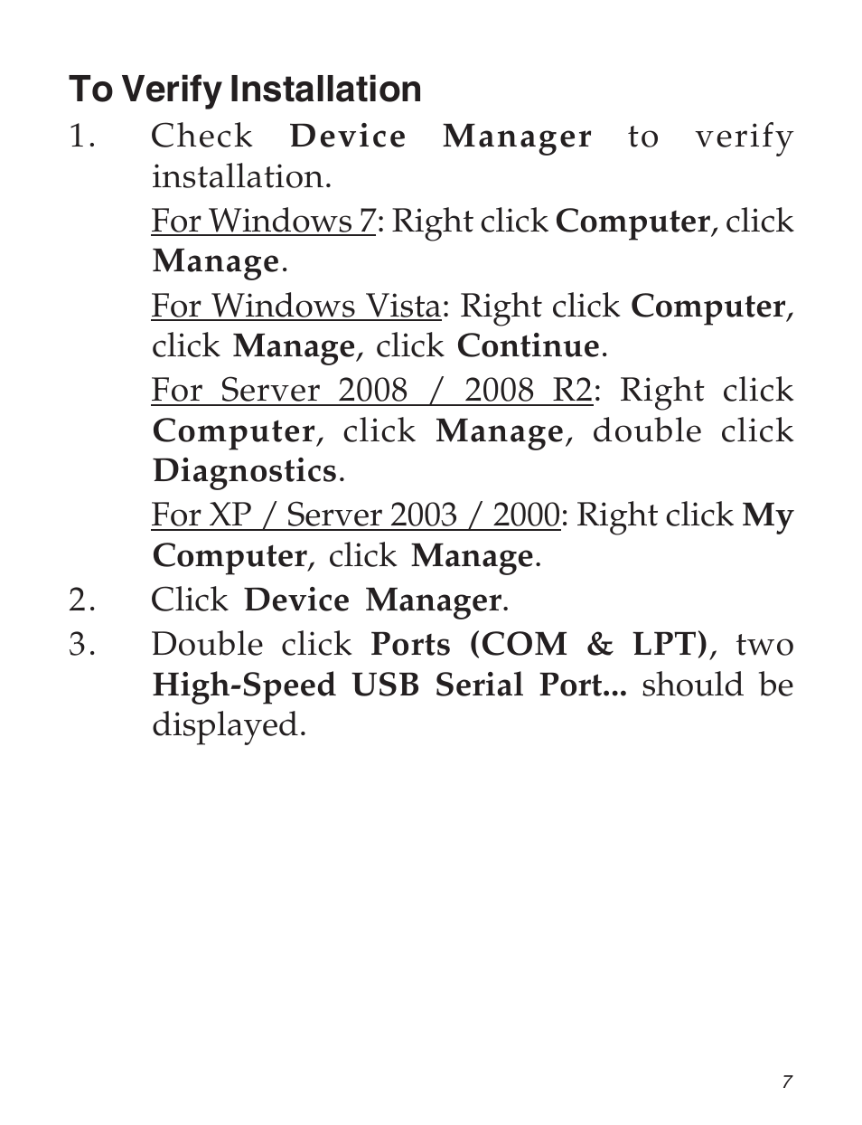 SIIG 04-0725A User Manual | Page 7 / 12