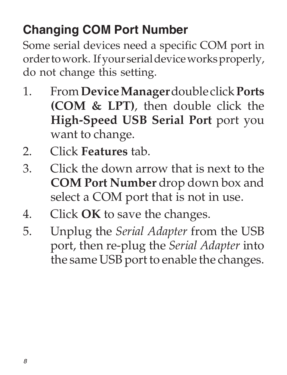 SIIG 04-0725A User Manual | Page 8 / 12
