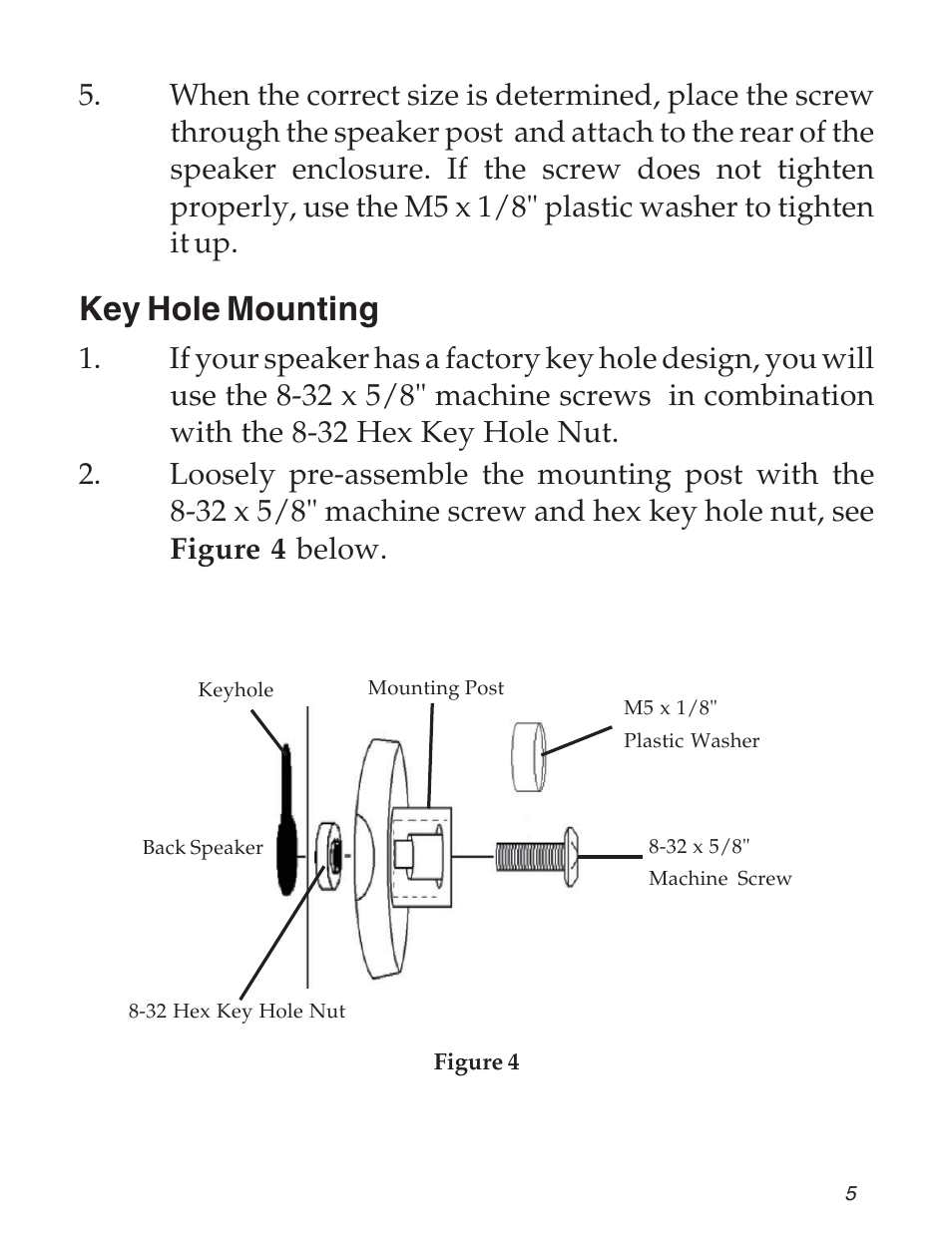 Key hole mounting | SIIG 04-0600B User Manual | Page 5 / 16