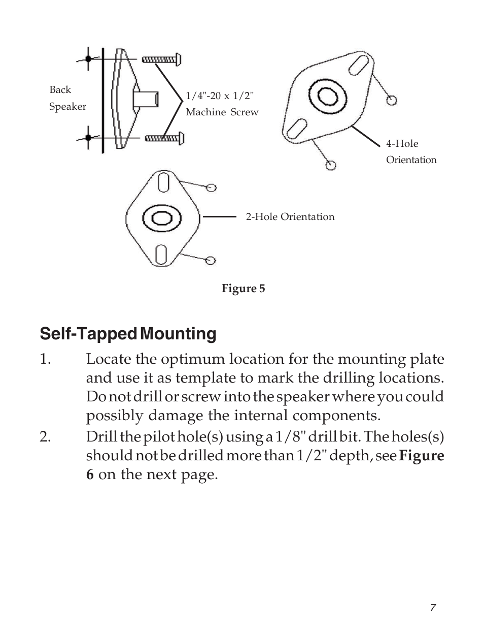 Self-tapped mounting | SIIG 04-0600B User Manual | Page 7 / 16