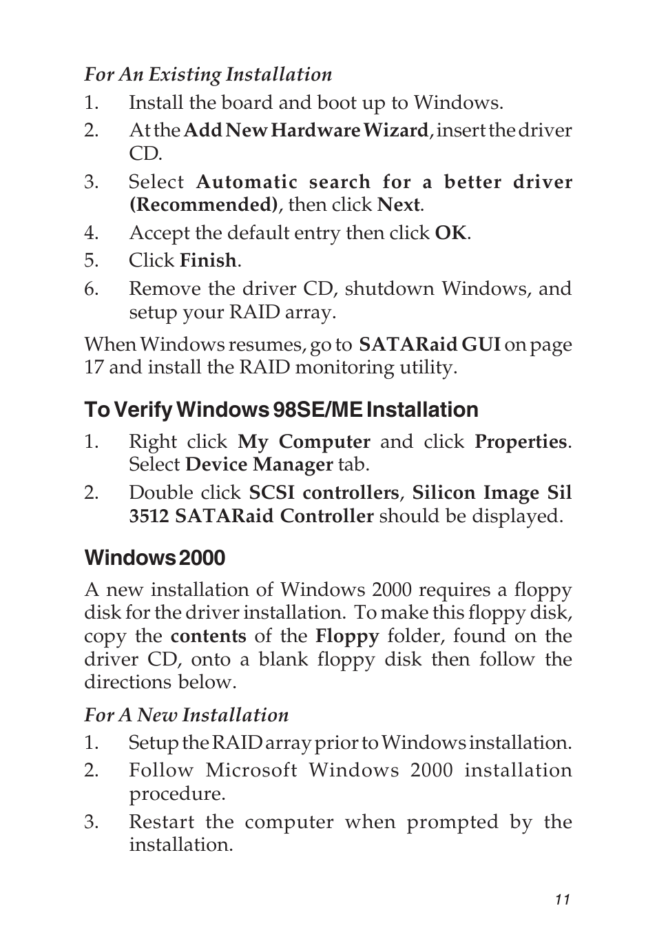 SIIG 04-0373C User Manual | Page 11 / 36