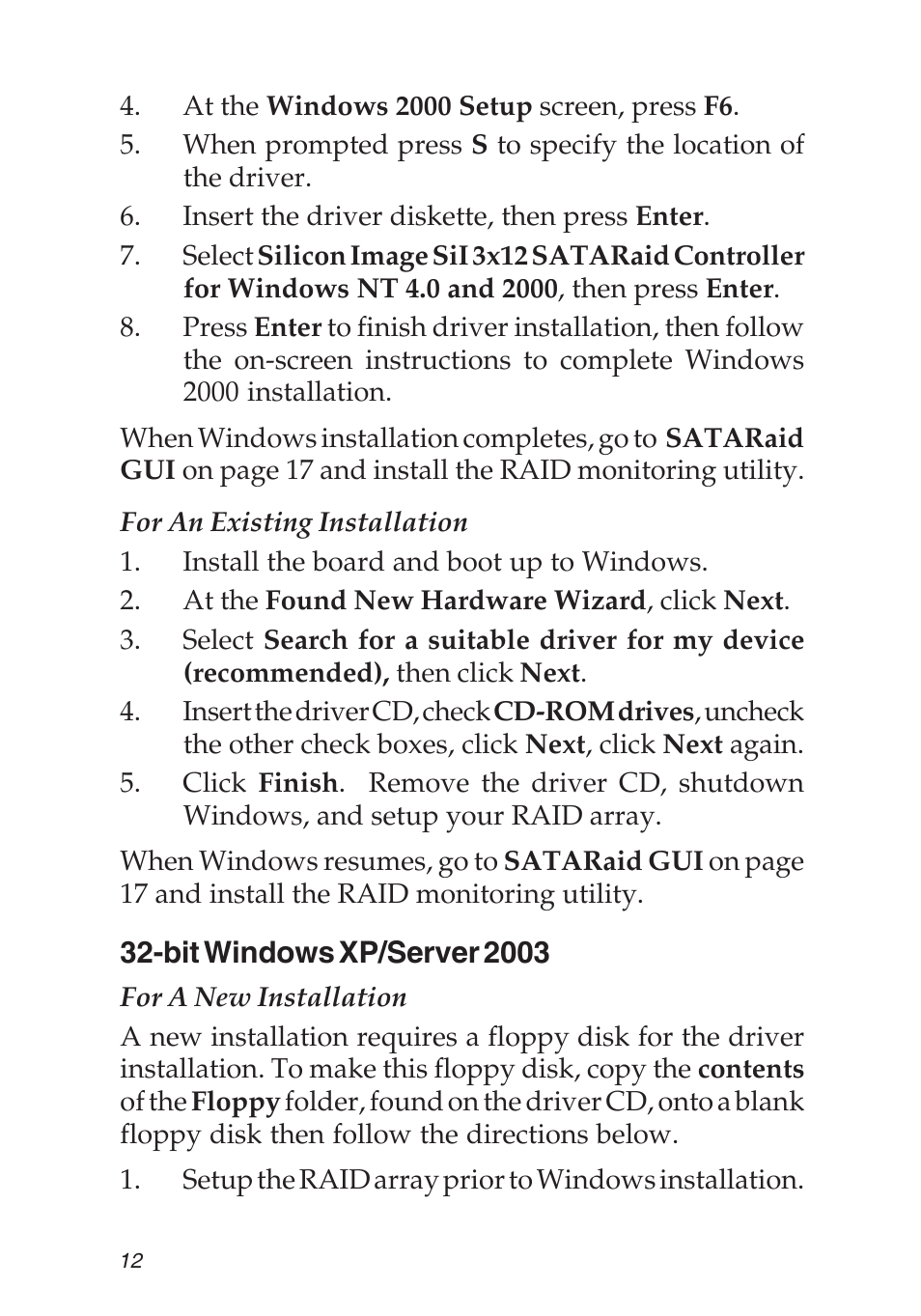 SIIG 04-0373C User Manual | Page 12 / 36