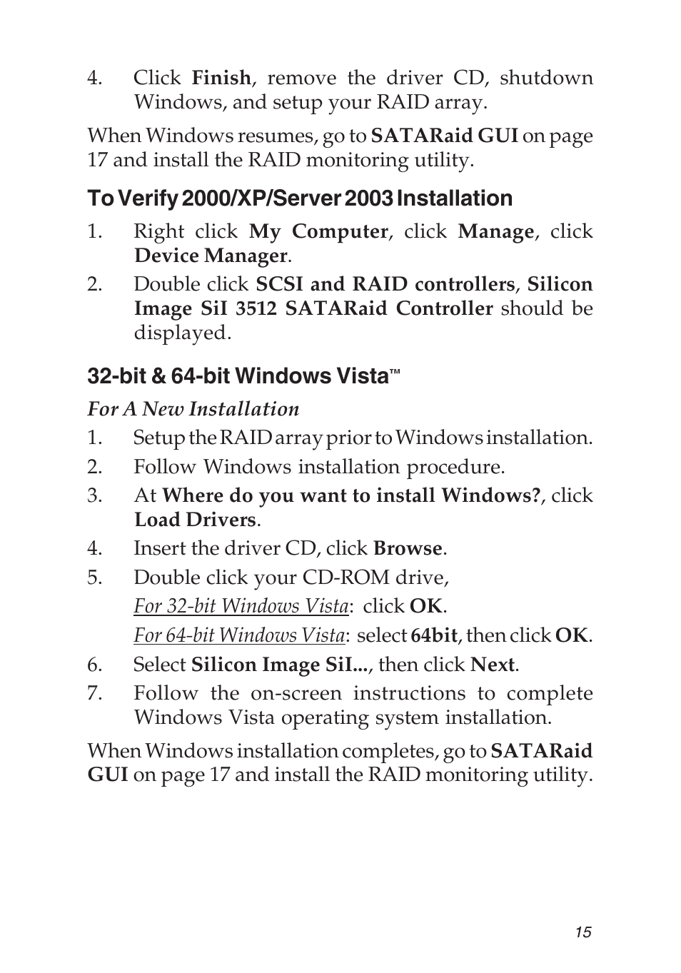 SIIG 04-0373C User Manual | Page 15 / 36
