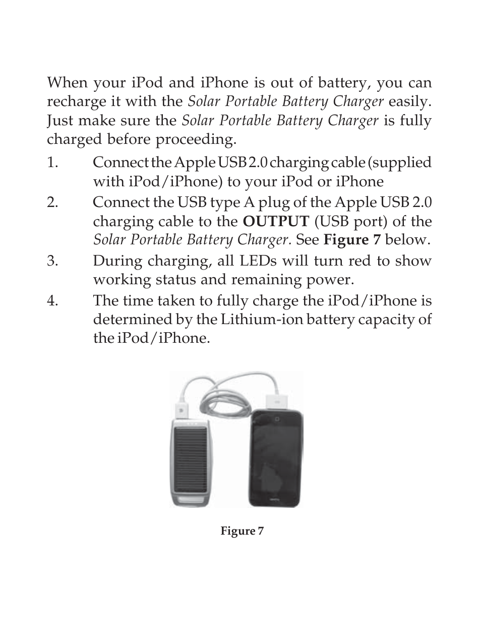 Recharging your ipod and iphone | SIIG 04-0599A User Manual | Page 7 / 12