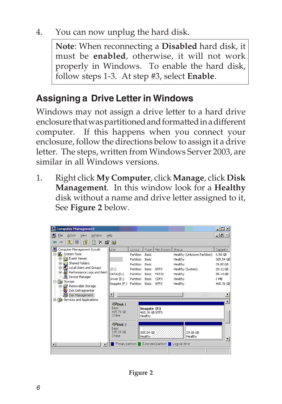 Assigning a drive letter in windows | SIIG 104-0487A User Manual | Page 6 / 12