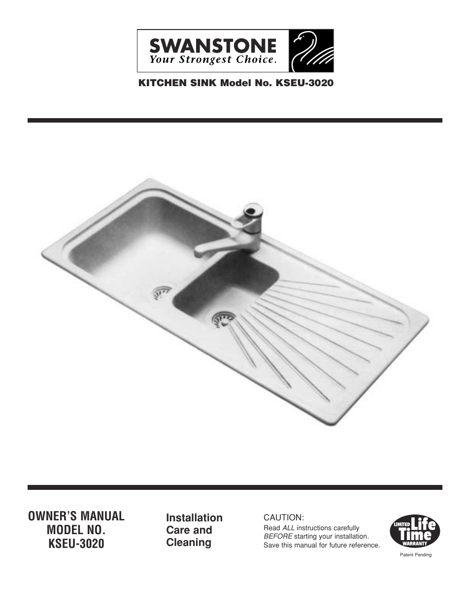 The Swan Corporation KSEU-3020 User Manual | 4 pages